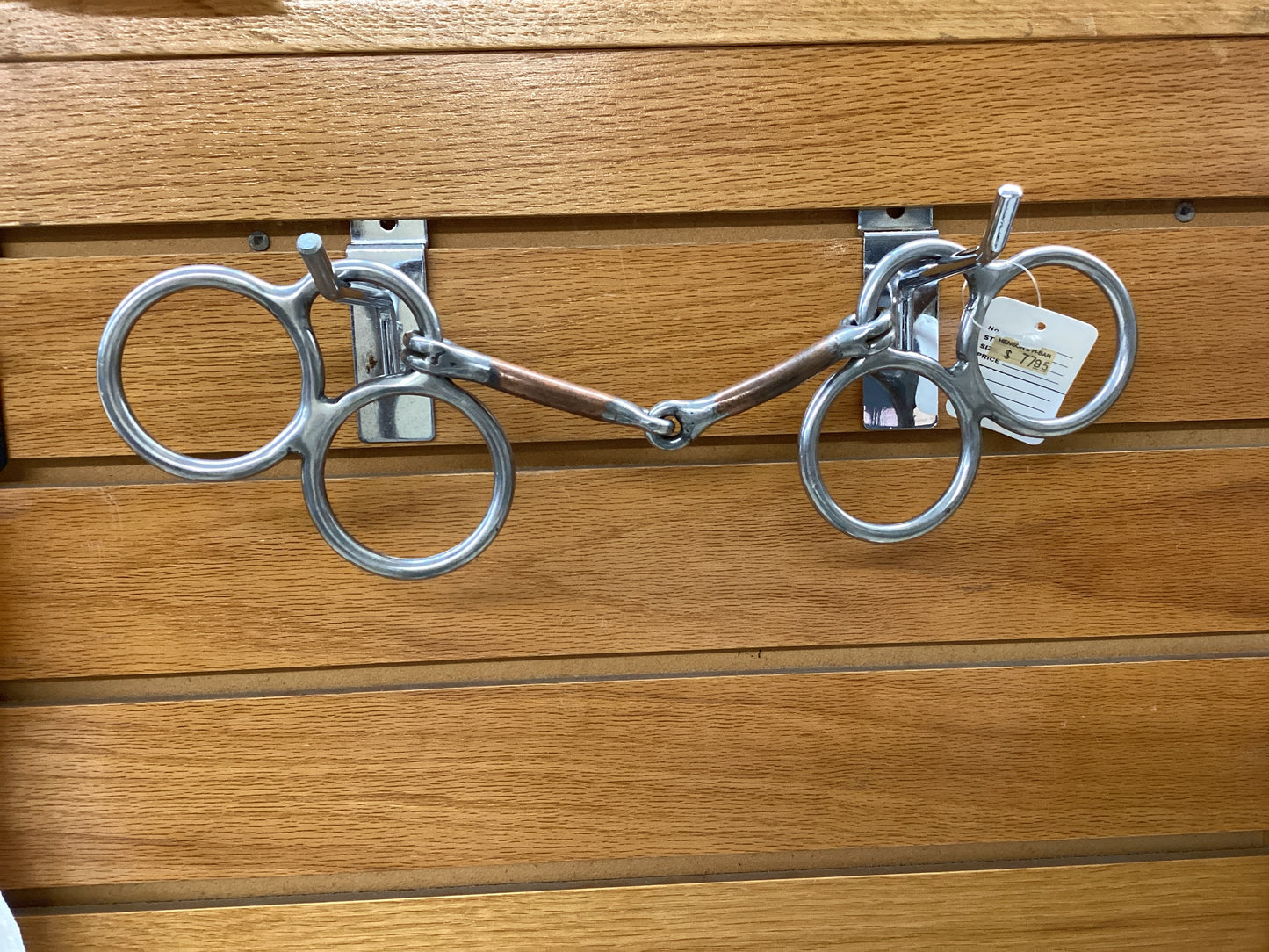 3 Ring Bronze Jointed Mouth Snaffle Bit