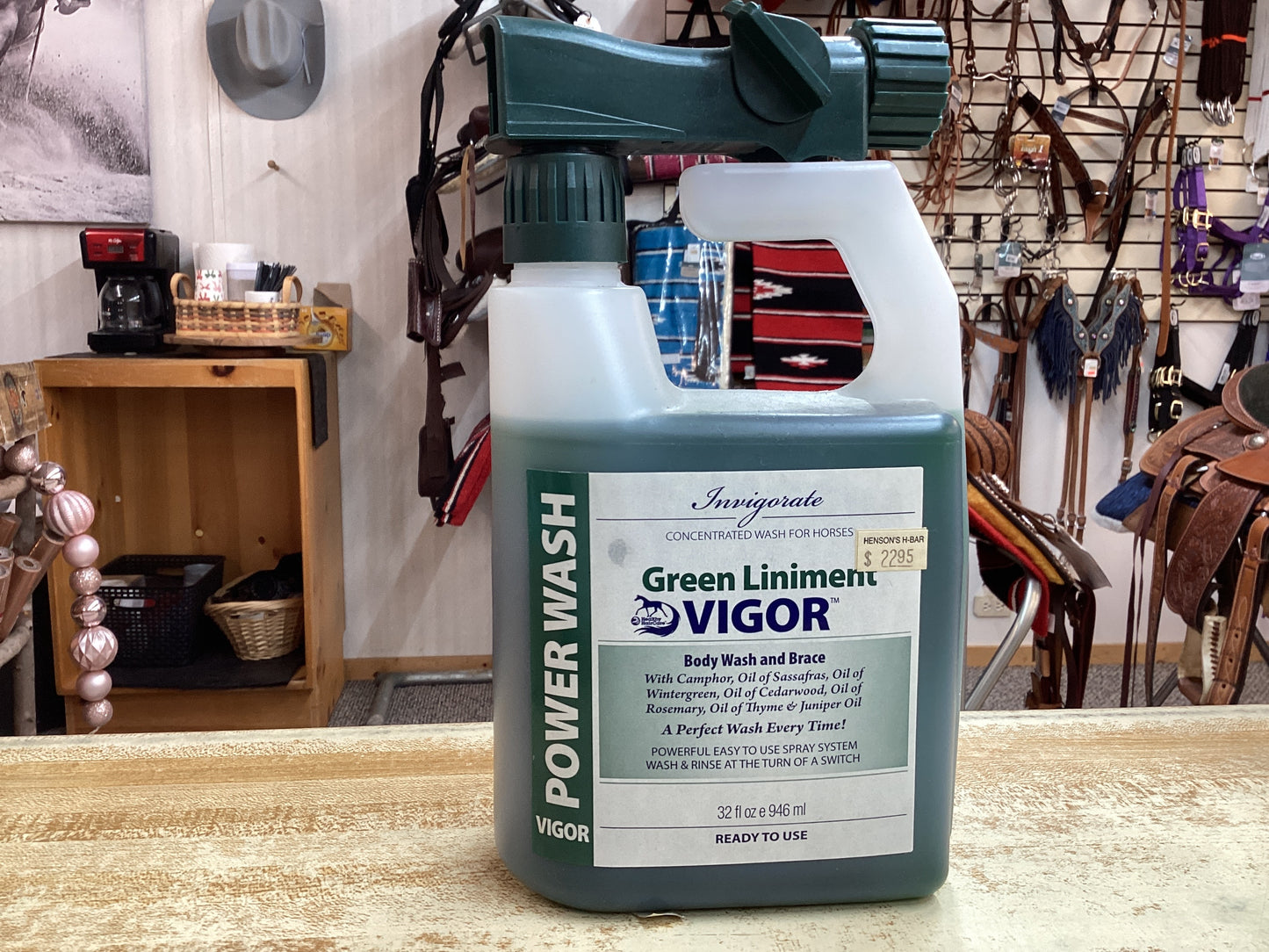 Green Liniment Vigor for Horses By Healthy Haircare Products