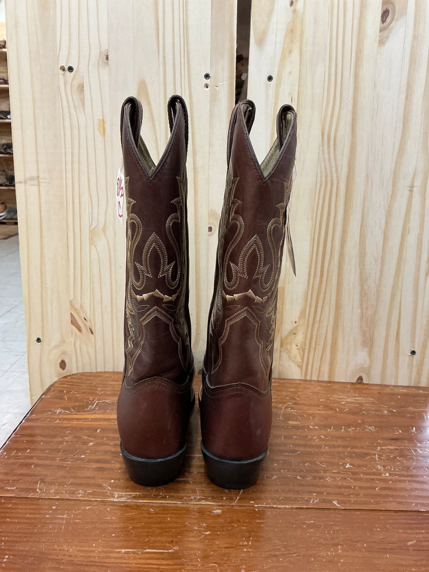Justin Casual Brown Pointed Toe-CLEARANCE