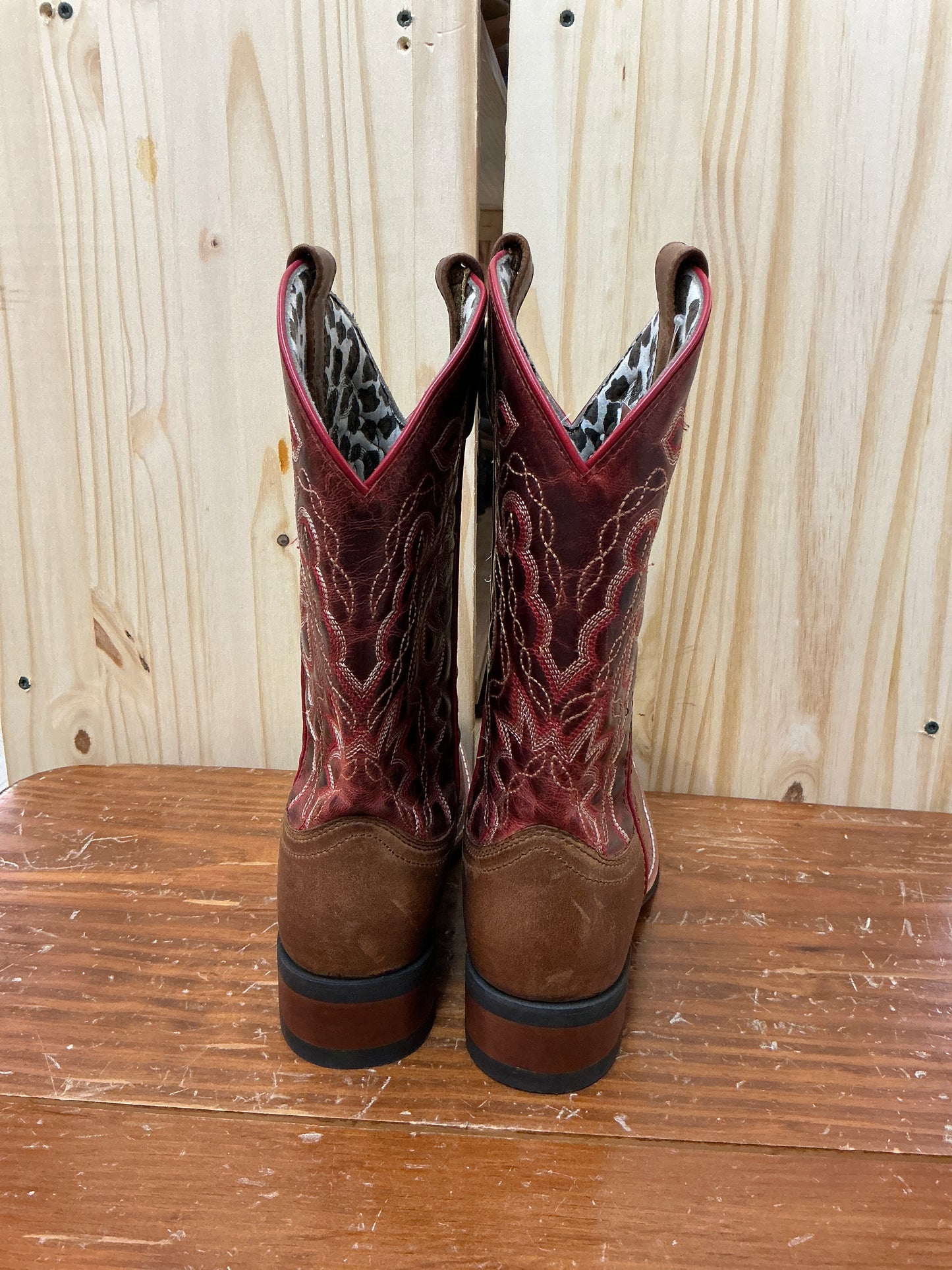 Laredo Cowboy Approved Women’s Tan/Red Darla