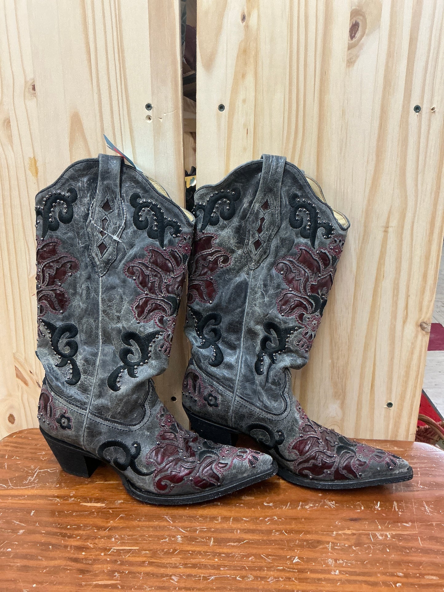 Corral Red Smoke Pointed Toe-CLEARANCE