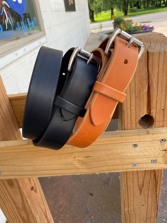 Amish-Made Leather Belt