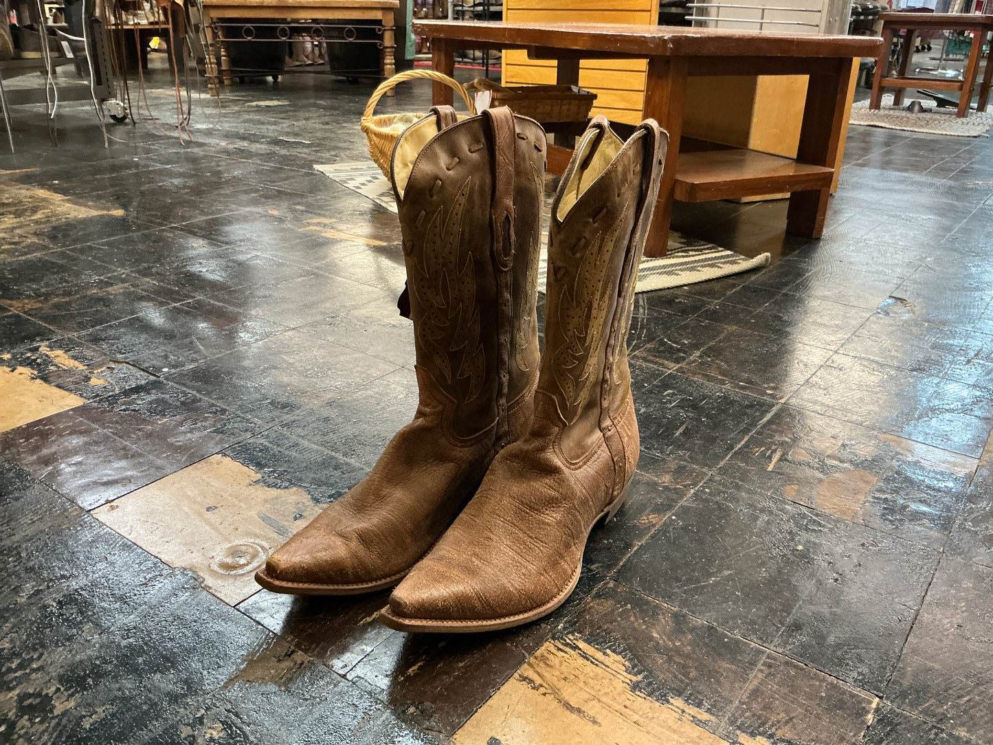 Corral Retro- Brown Snip Toe