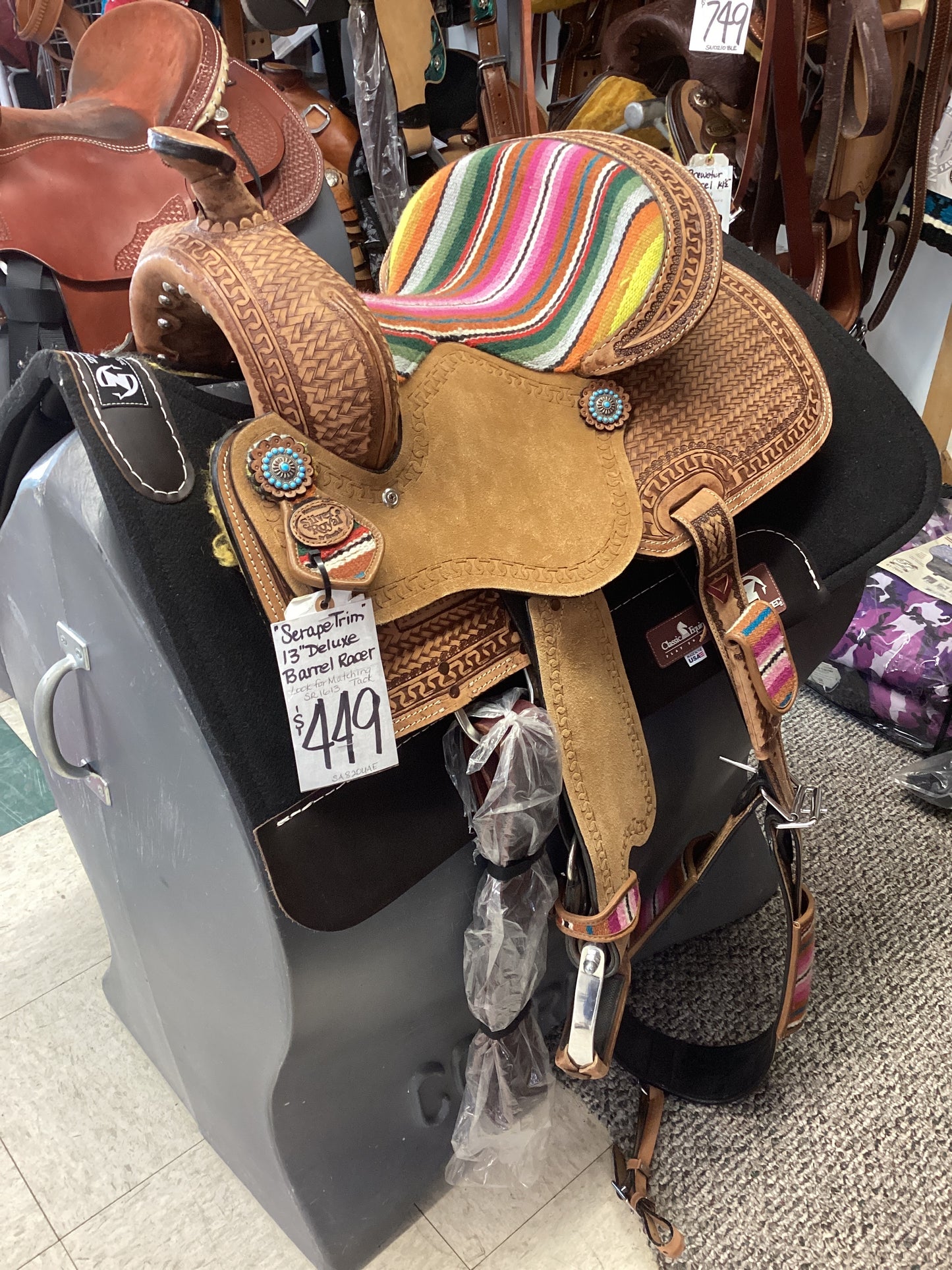 13” Deluxe Barrel Saddle