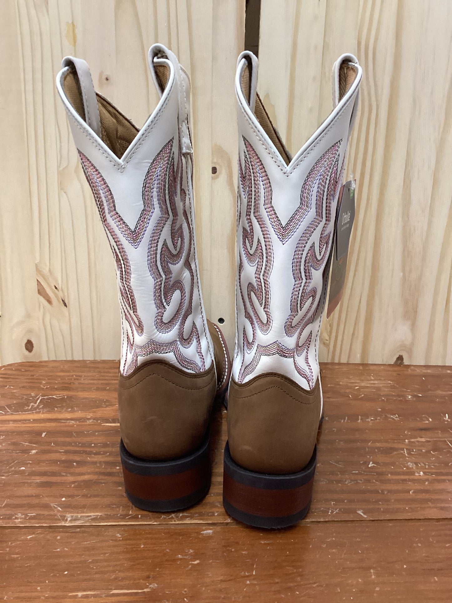 Cowboy Approved Taupe/ White