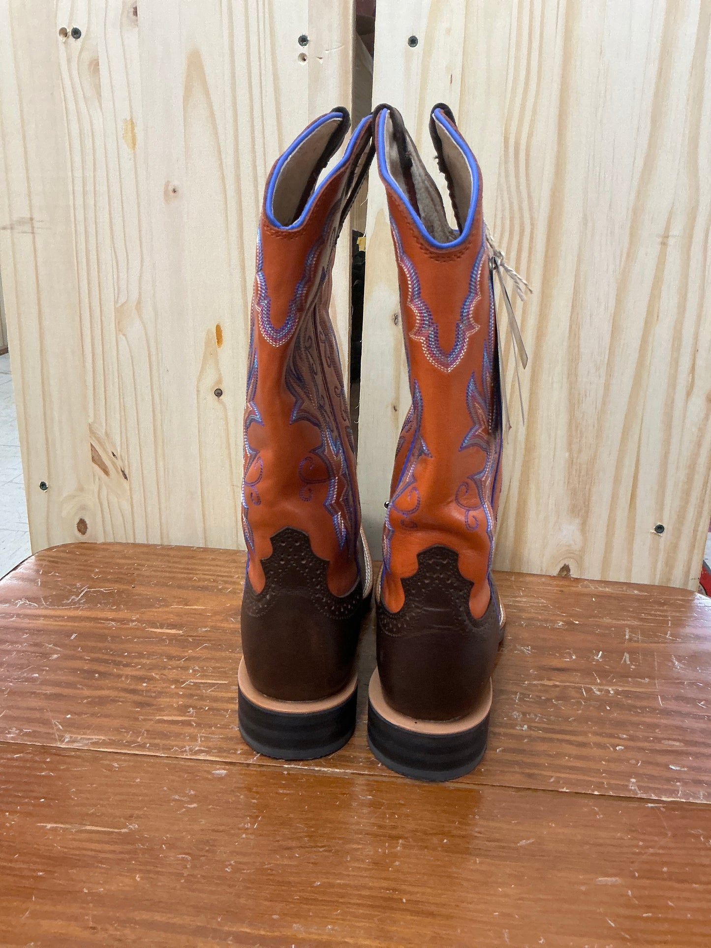 Twisted X YDP00151 Orange With Blue Stitching