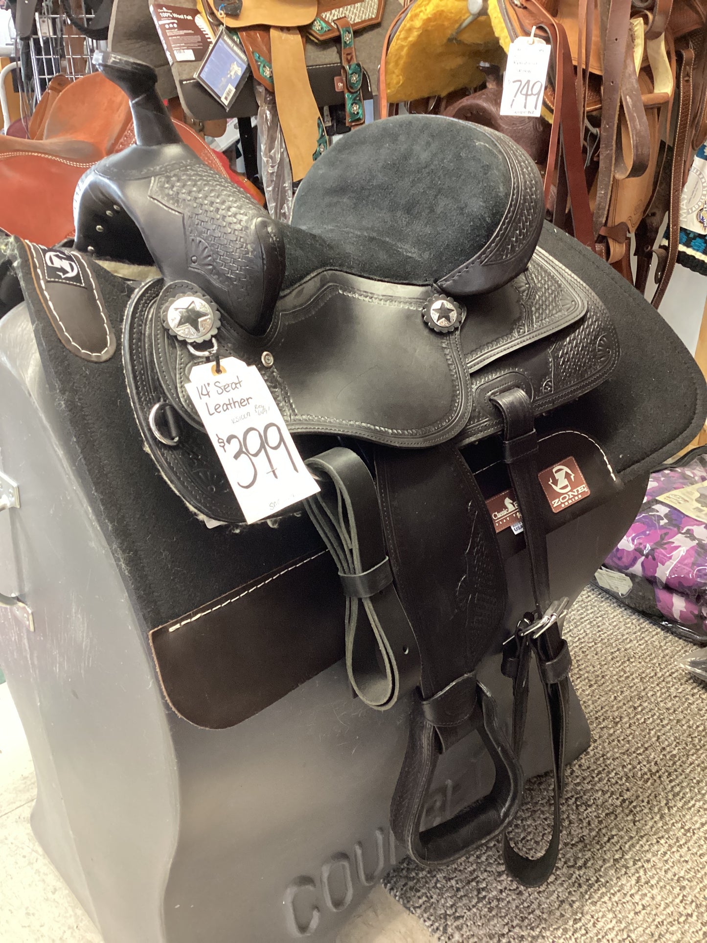 14” work saddle