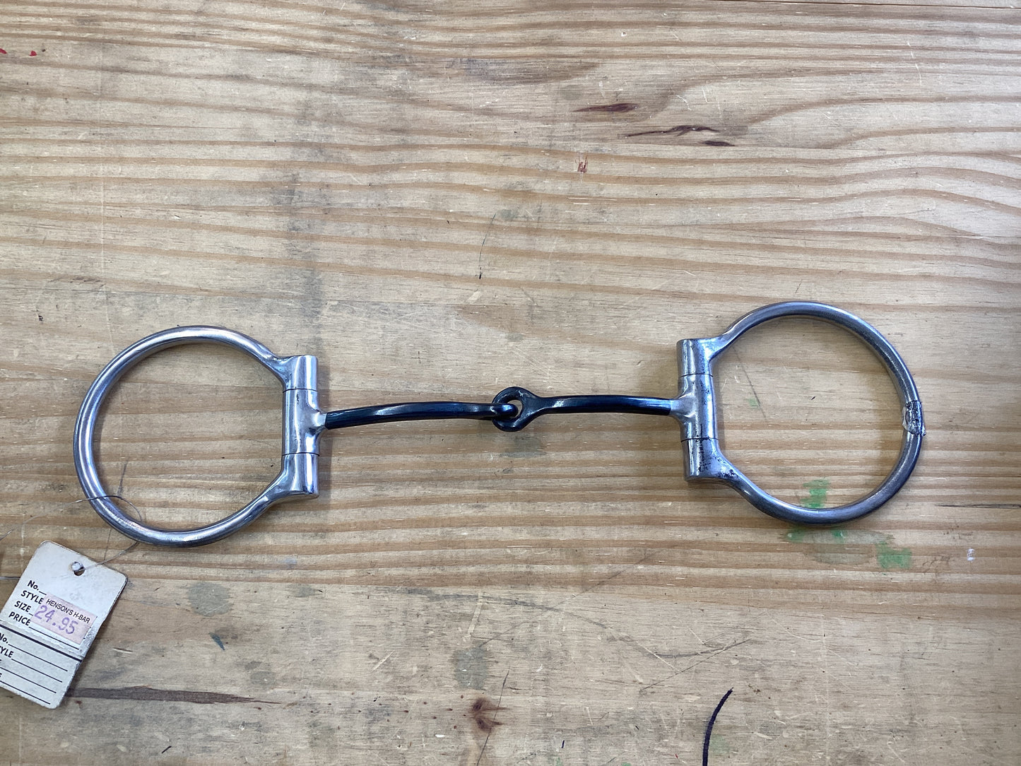 5” Locked Thin Jointed Snaffle Bit
