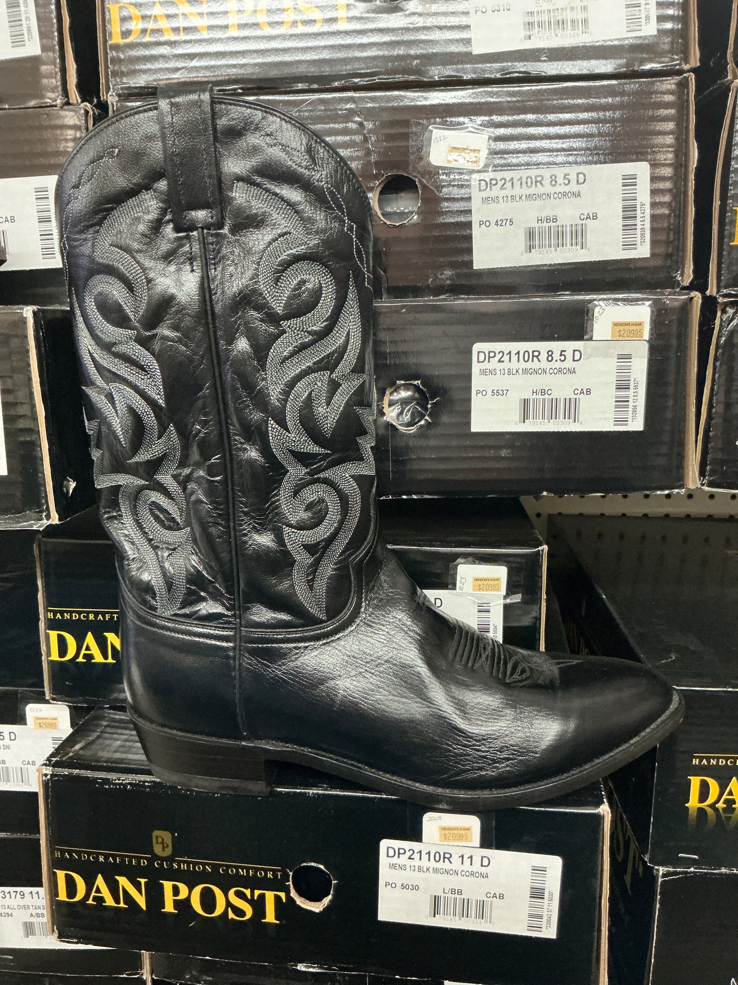 Dan Post DP2110R Black Mignon Corona