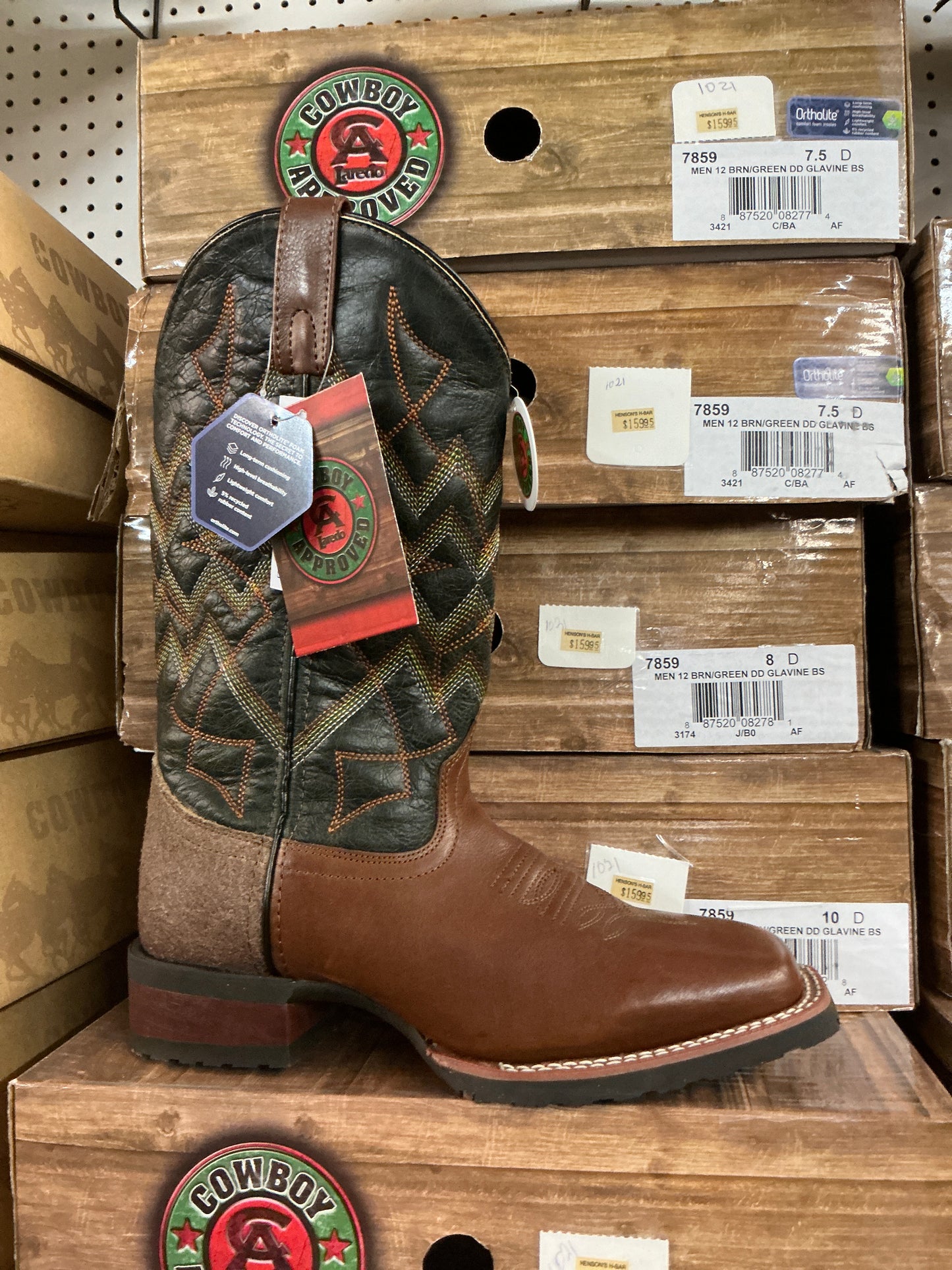 Laredo BRN/Green DD Glavine