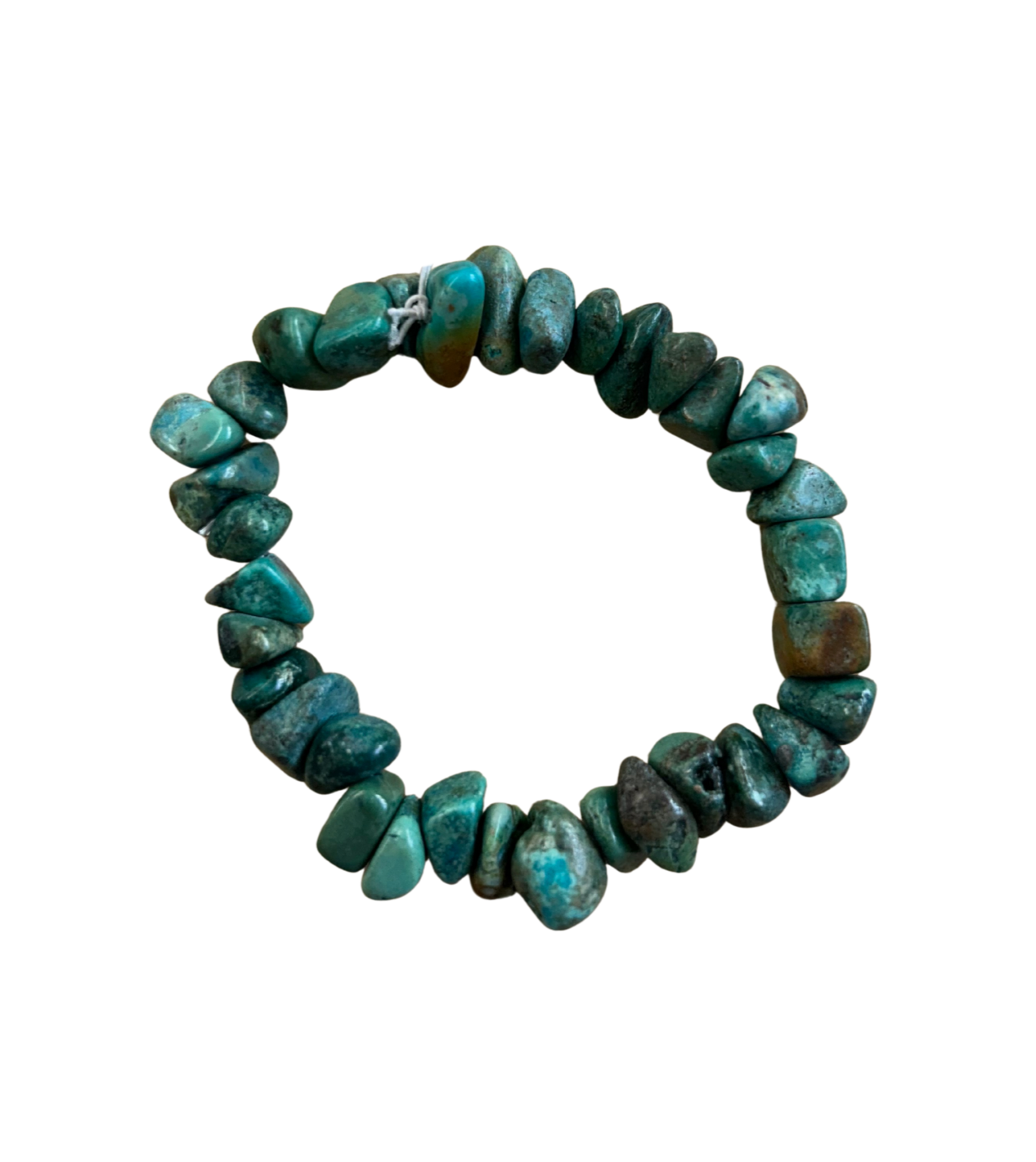 Chunky Genuine Natural Turquoise Beaded Bracelet