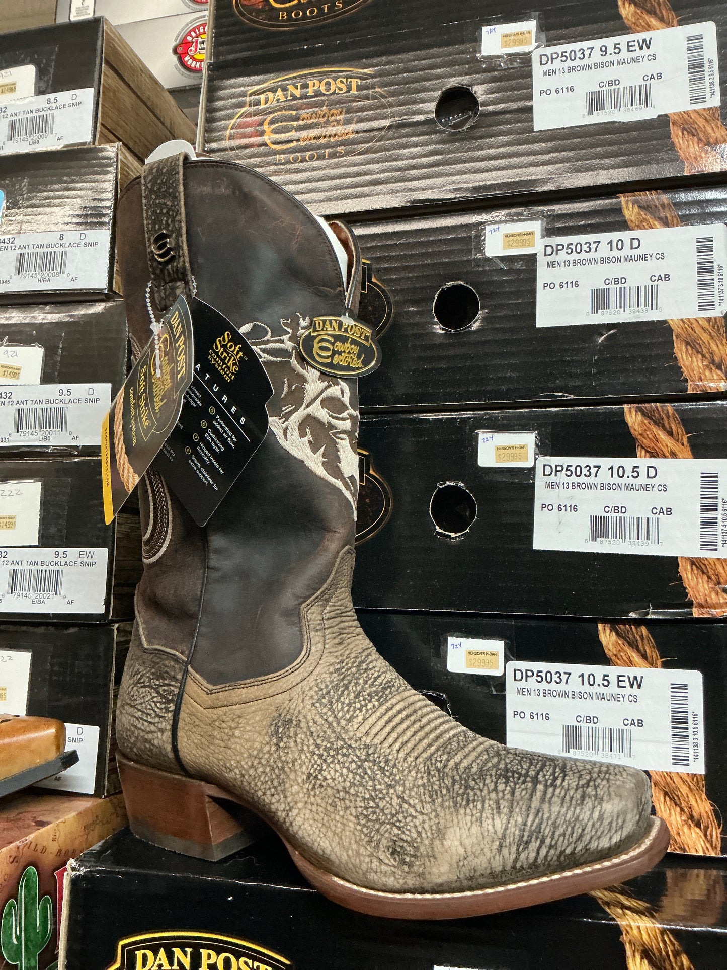 Dan Post Mauney Brown Bison