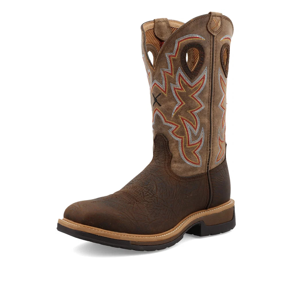 Men’s 12” Western Work Boot (Alloy Toe)