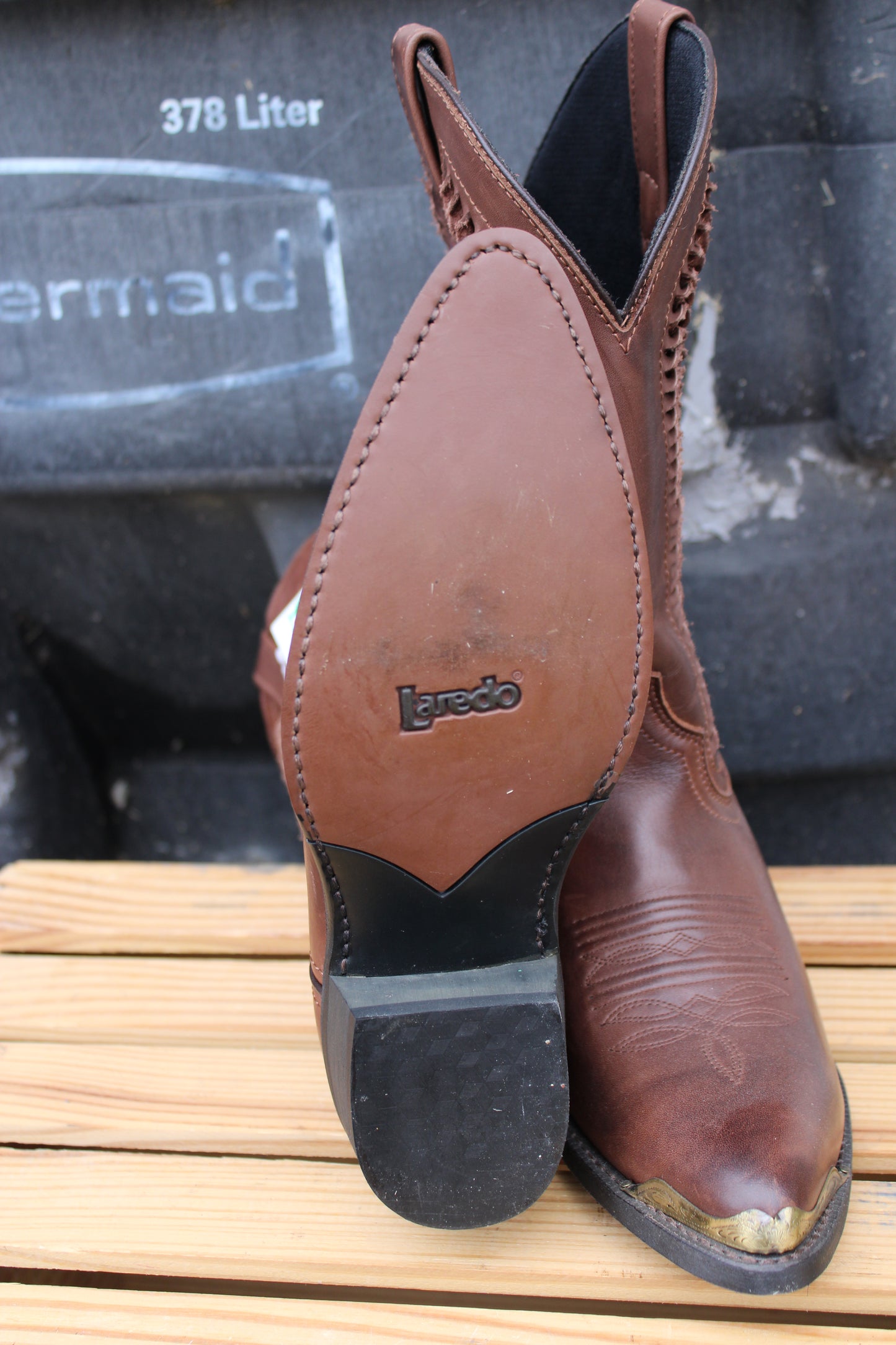 Dingo Boots- Brown with Gold Kick Toe