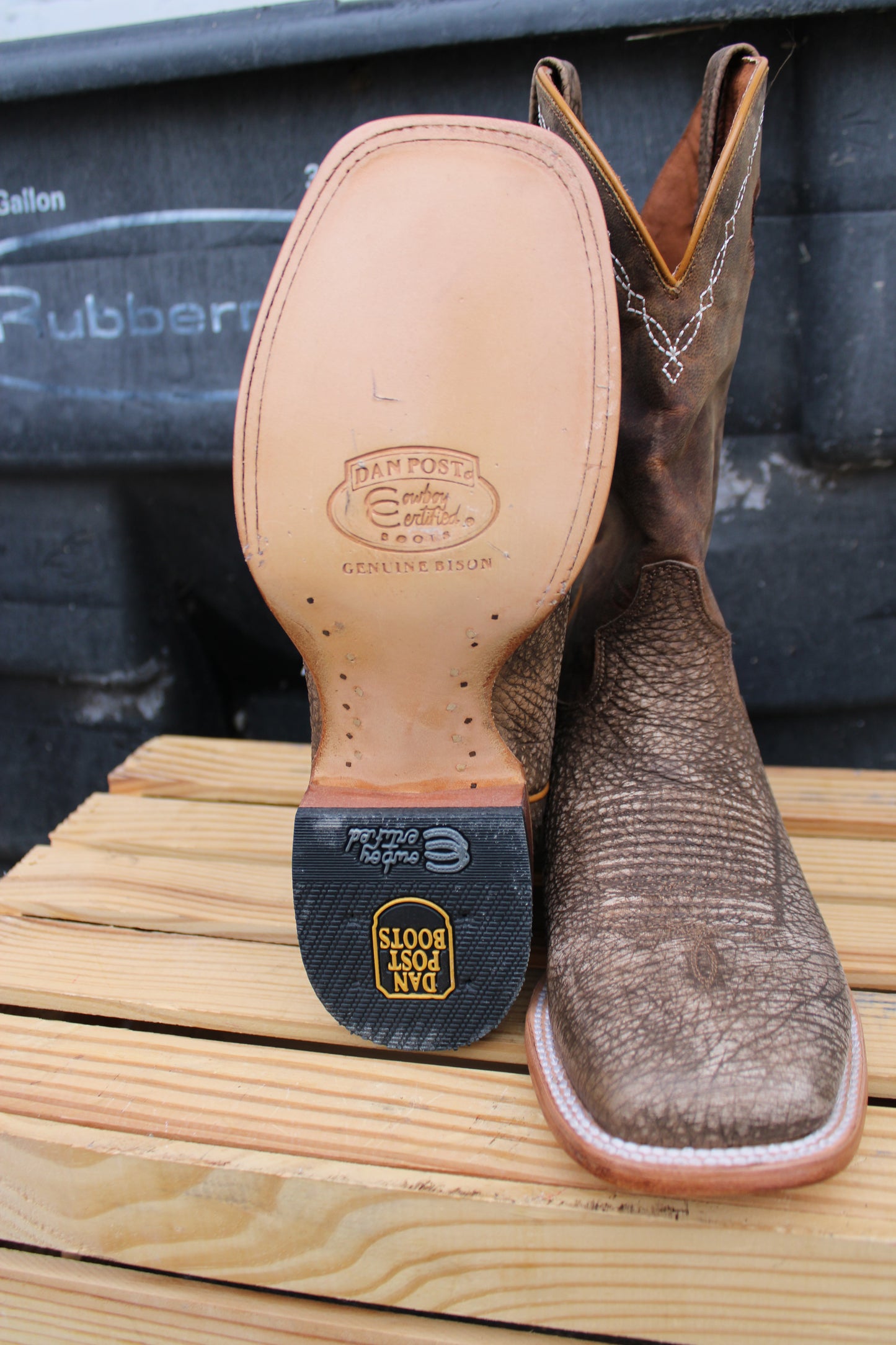 Dan Post Cowboy Certified- Murray-Honey Bison