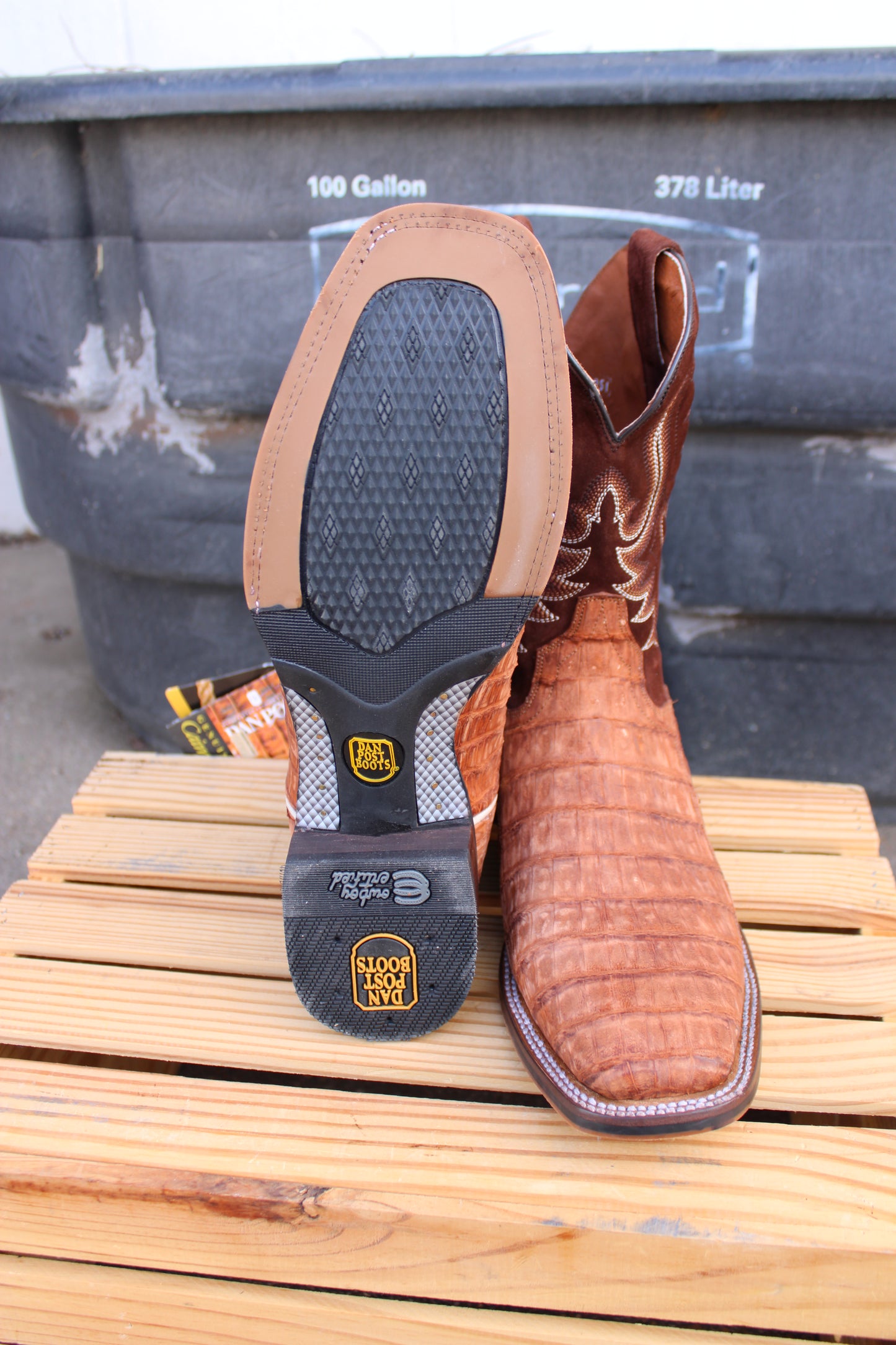 Dan Post Cowboy Certified-Brass Caiman