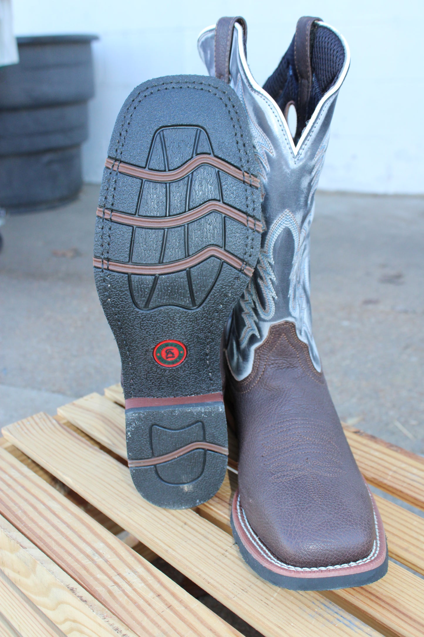 Cowboy Approved by Laredo-Chocolate & Denim Taylor