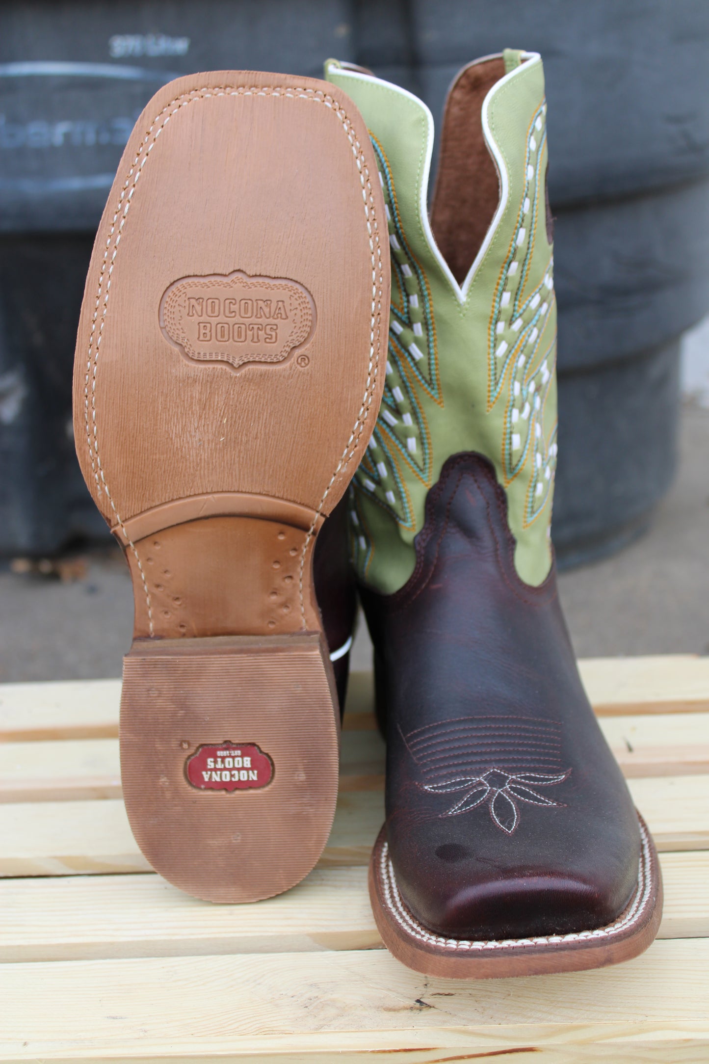 Nocona-Two Tone Saddle Stitch