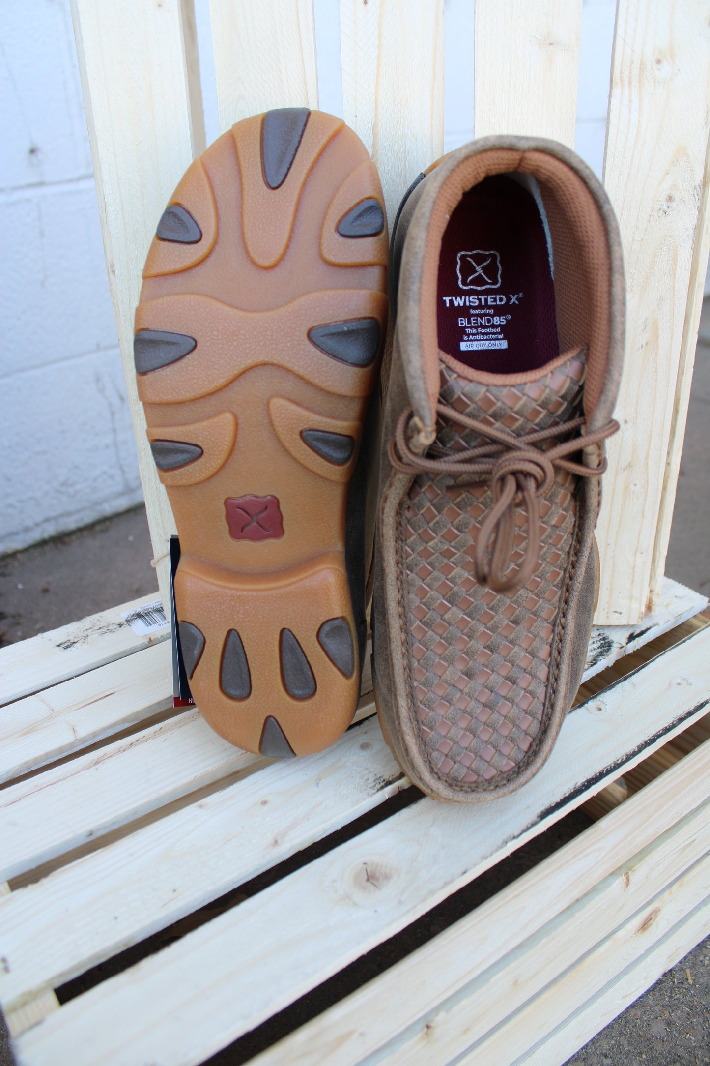 Twisted X Men’s Chukka Driving Moc-Bomber & Tan