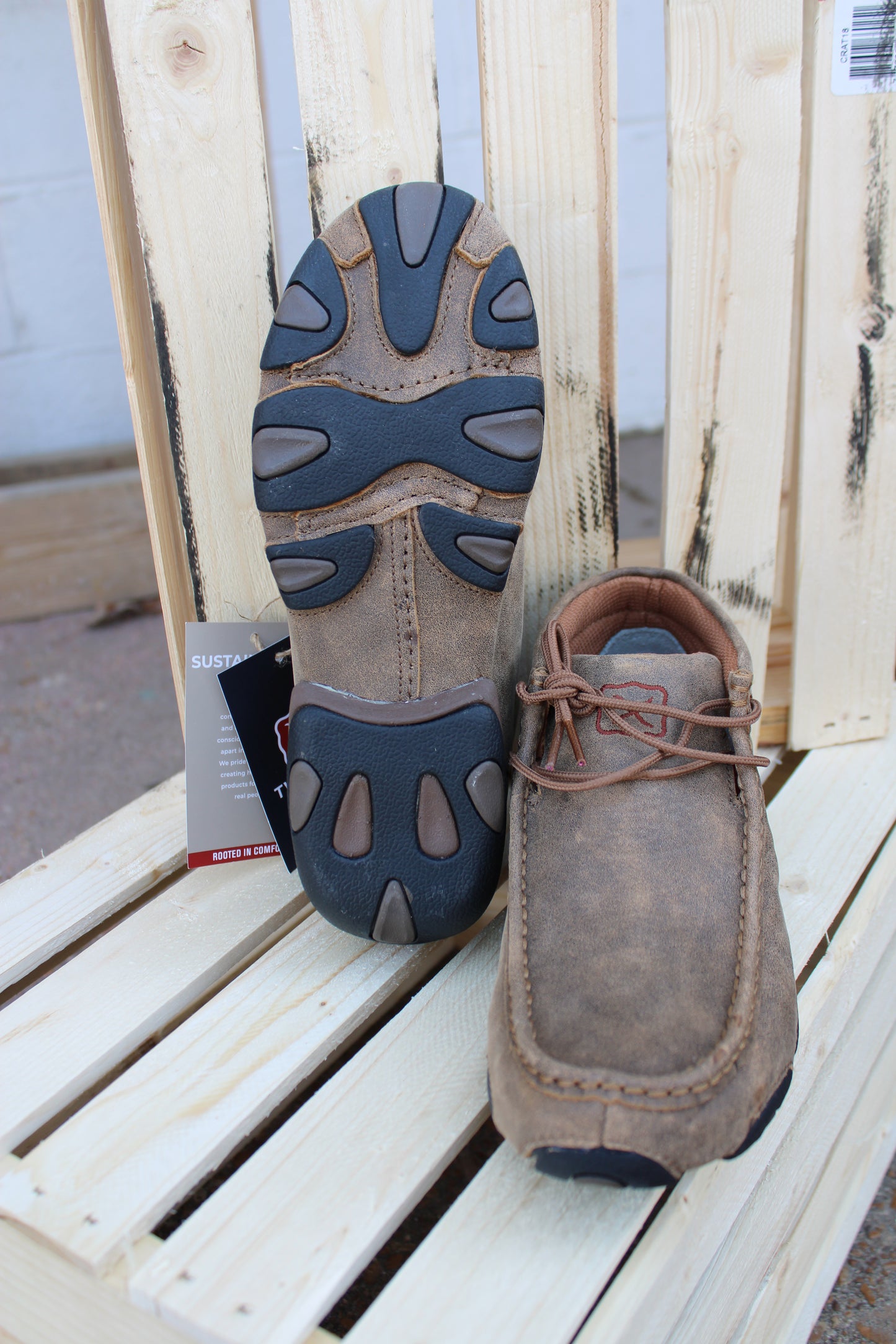 Women’s Chukka Driving Moc by Twisted X- Bomber