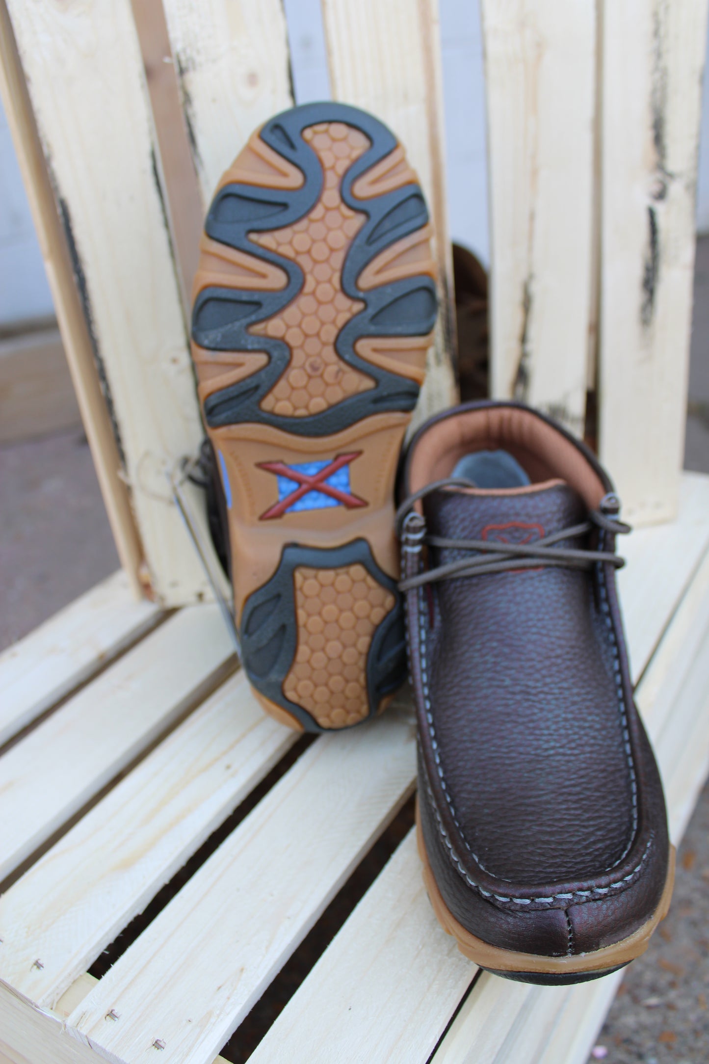 Women’s Chukka Driving Moc by Twisted X- Opal Brown