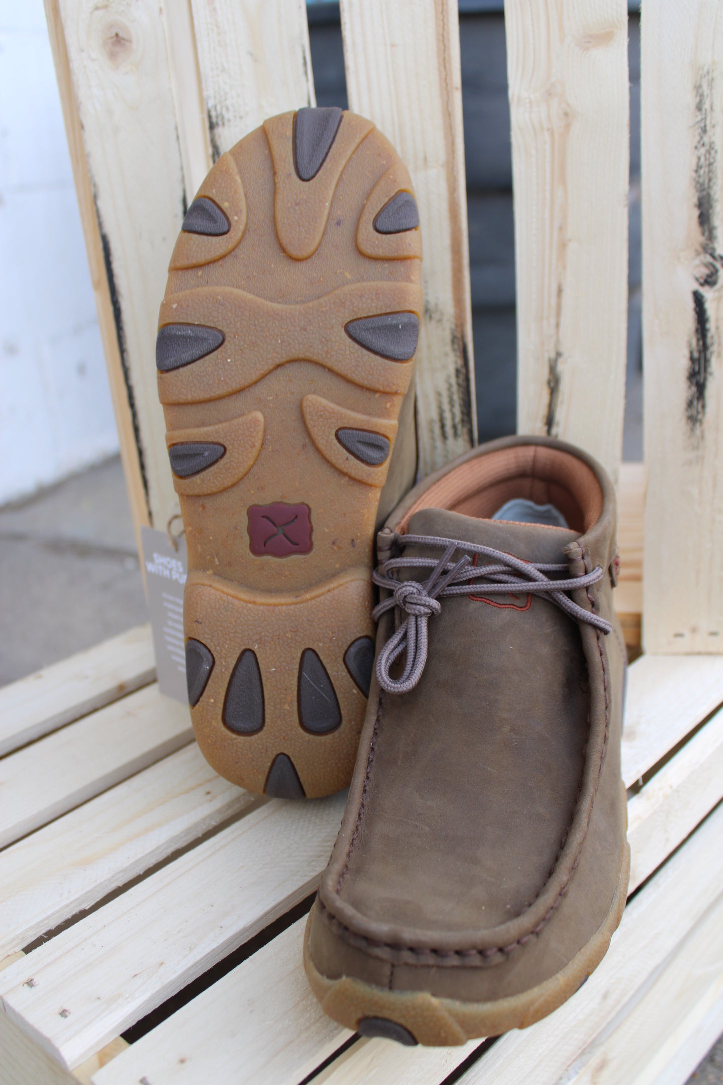 Women's Chukka Driving Moc by Twisted X-Shitake