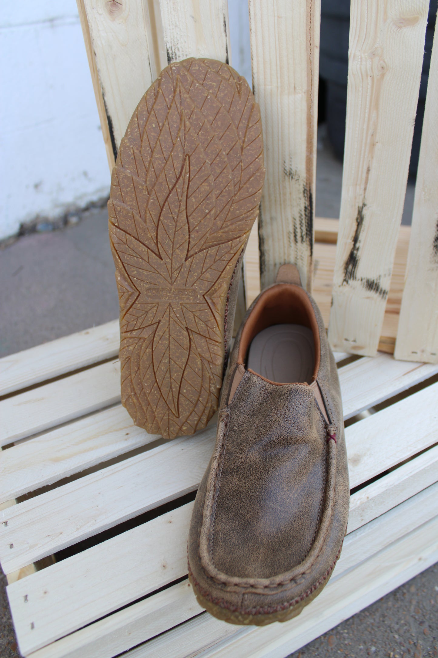 Women's Zero X Slip-On Boat Shoe by Twisted X- Bomber
