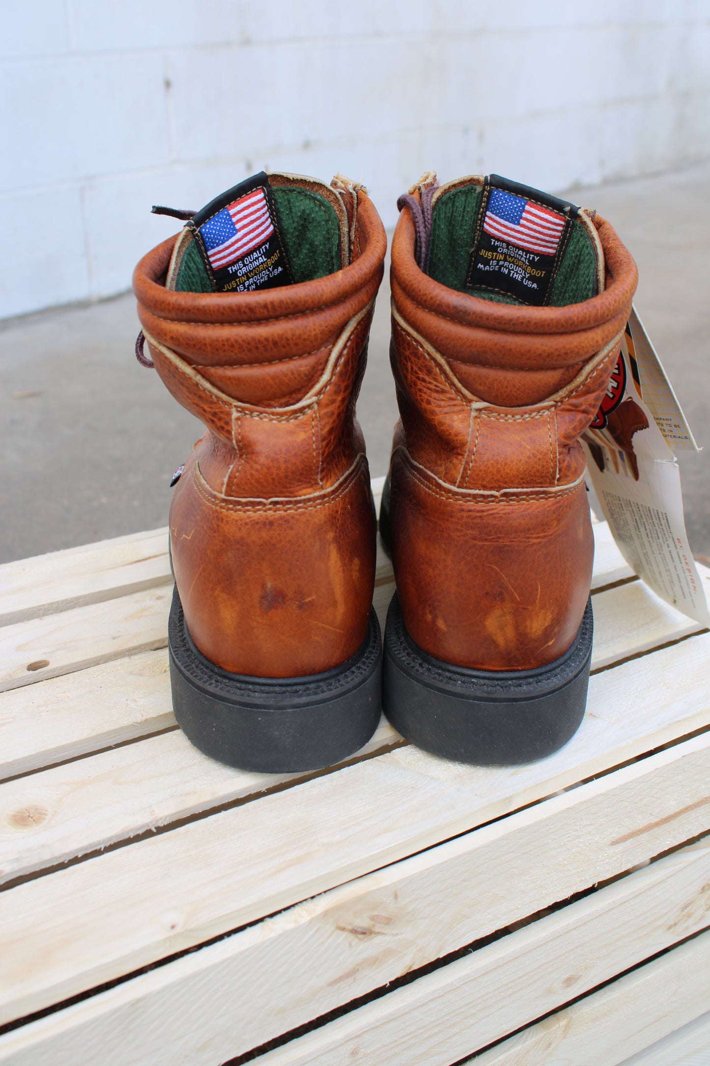 Justin® 772 Boots- Lace Up Work Boots-CLEARANCE