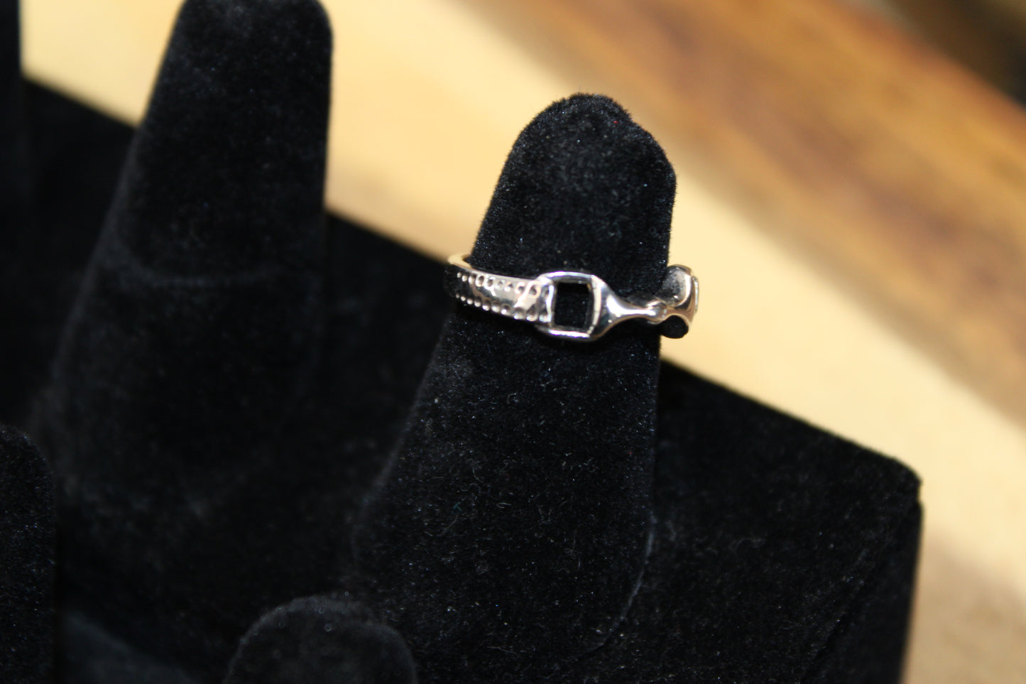 The Snaffle Bit Ring by Kelly Herd Designs