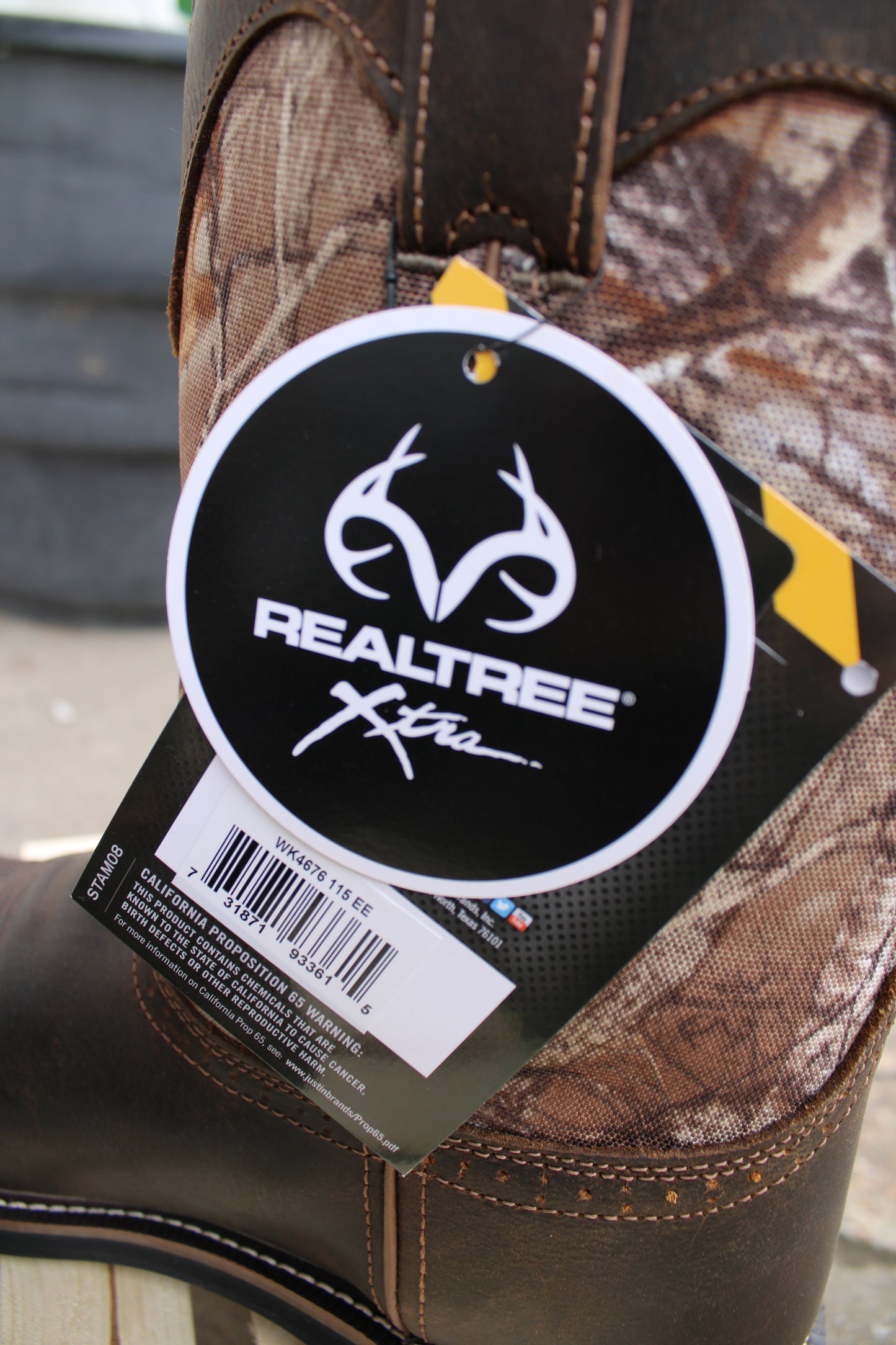 Justin® Trekker Waterproof Western Work Boots- Realtree®
