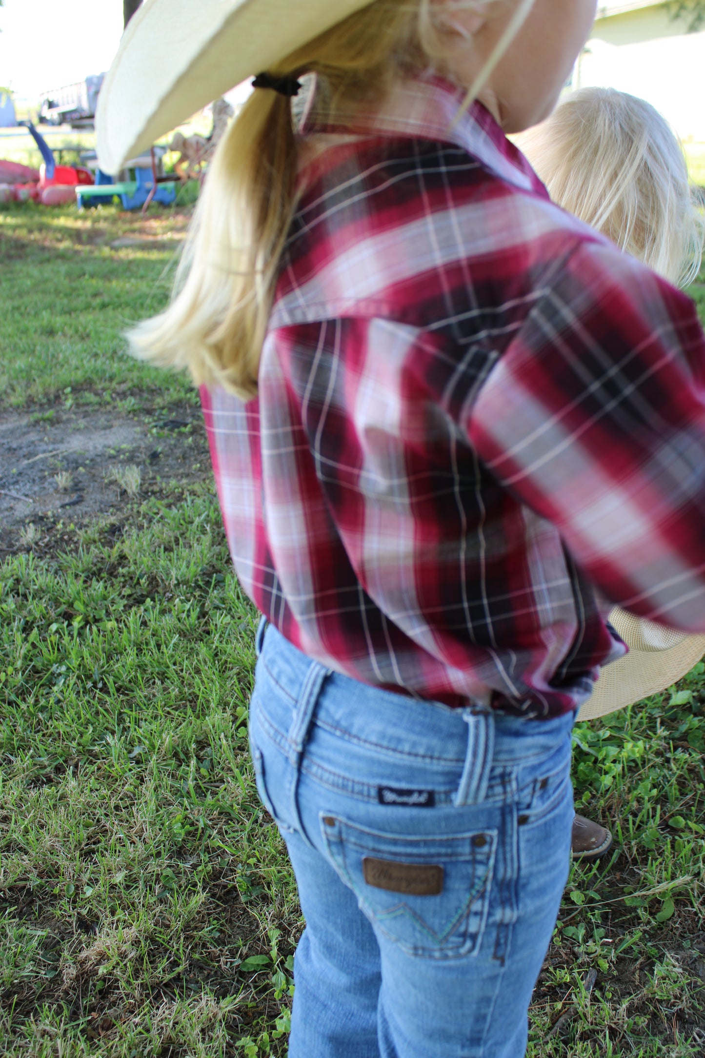 Girl’s Ely® Pearl Snap Long Sleeve Shirt