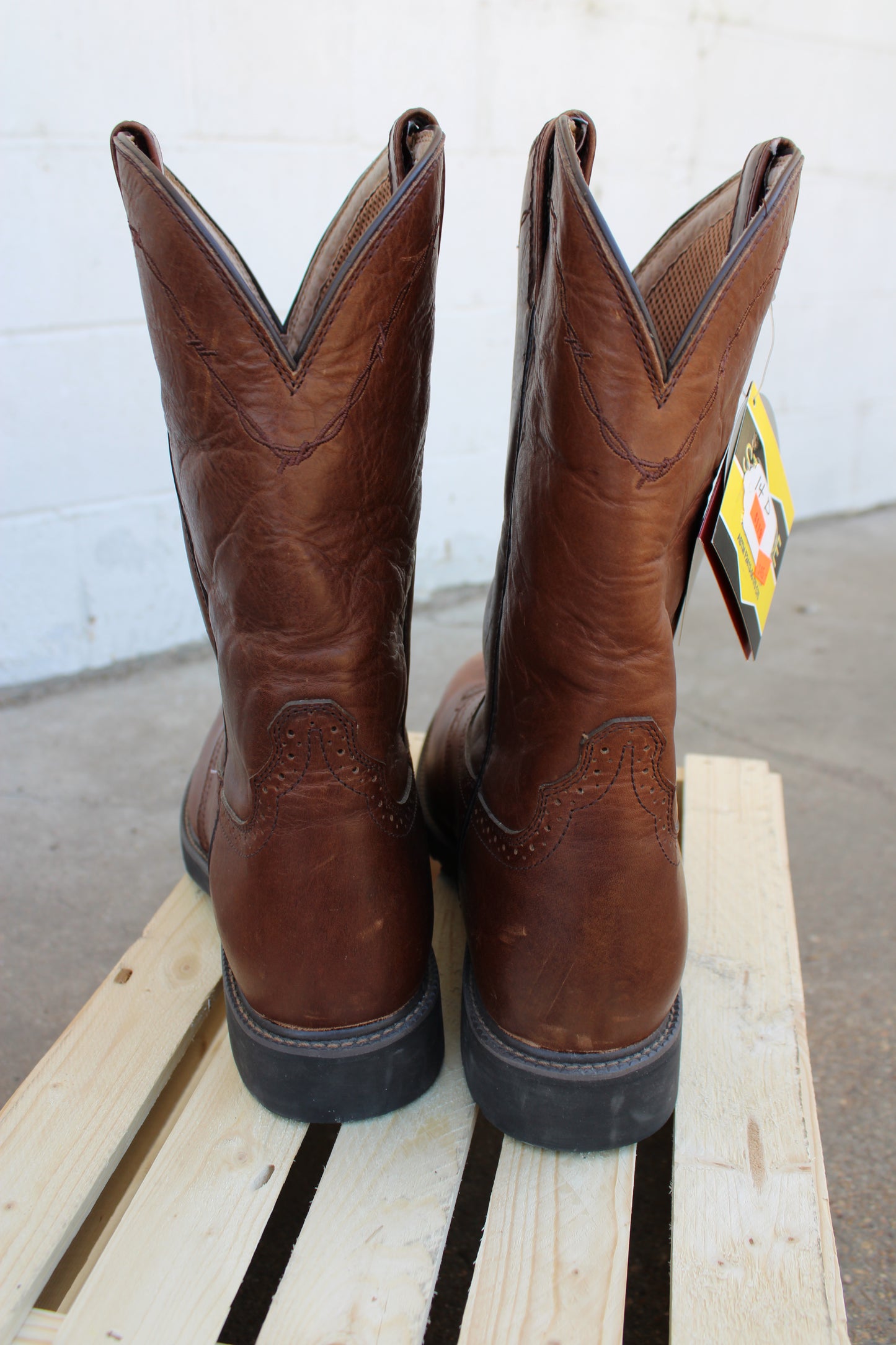 Twisted X® 12" Shaft Pull-On Steel Toe Work Boot-CLEARANCE