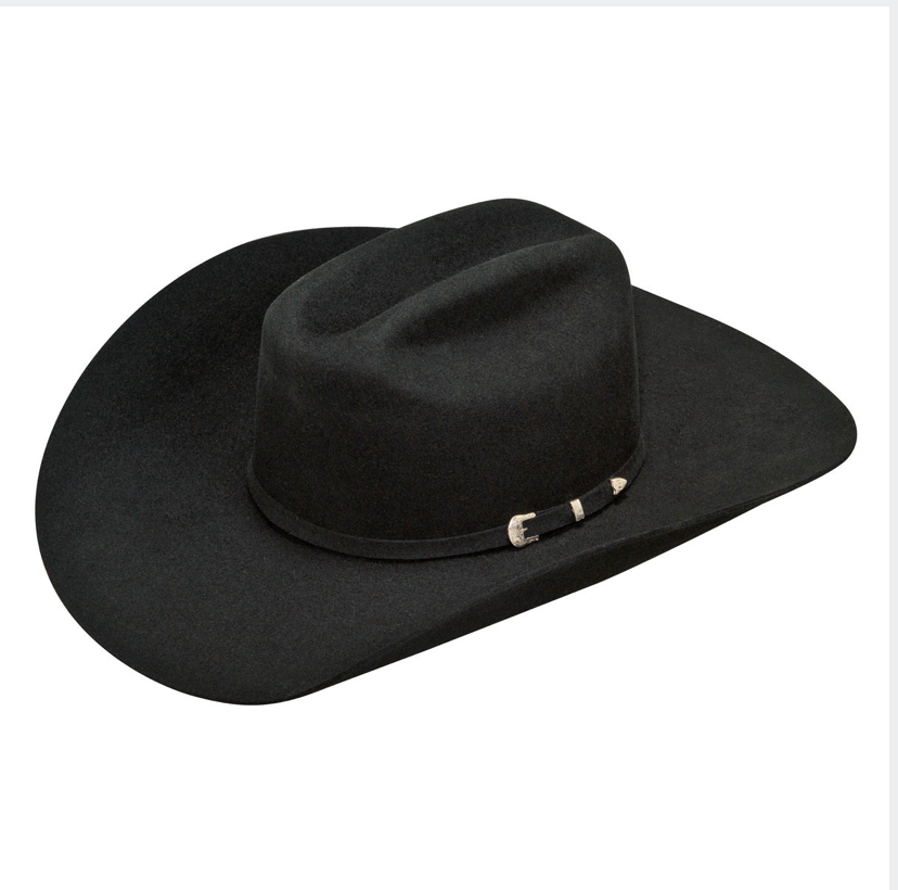 ARIAT 2X WOOL BLACK DOUBLE S