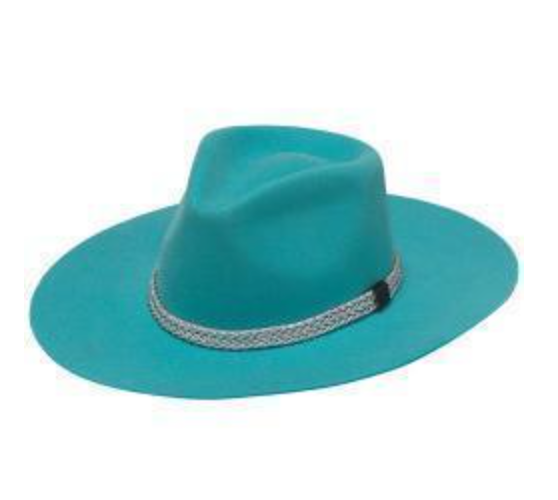 LADIES PINCH FRONT TURQUOISE