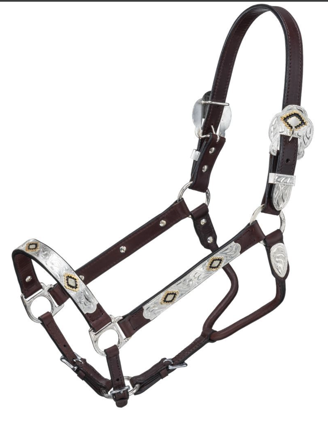 Royal King Gold & Black Silver Show Halter-CLEARANCE