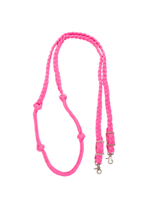 Braided Nylon Barrel Reins