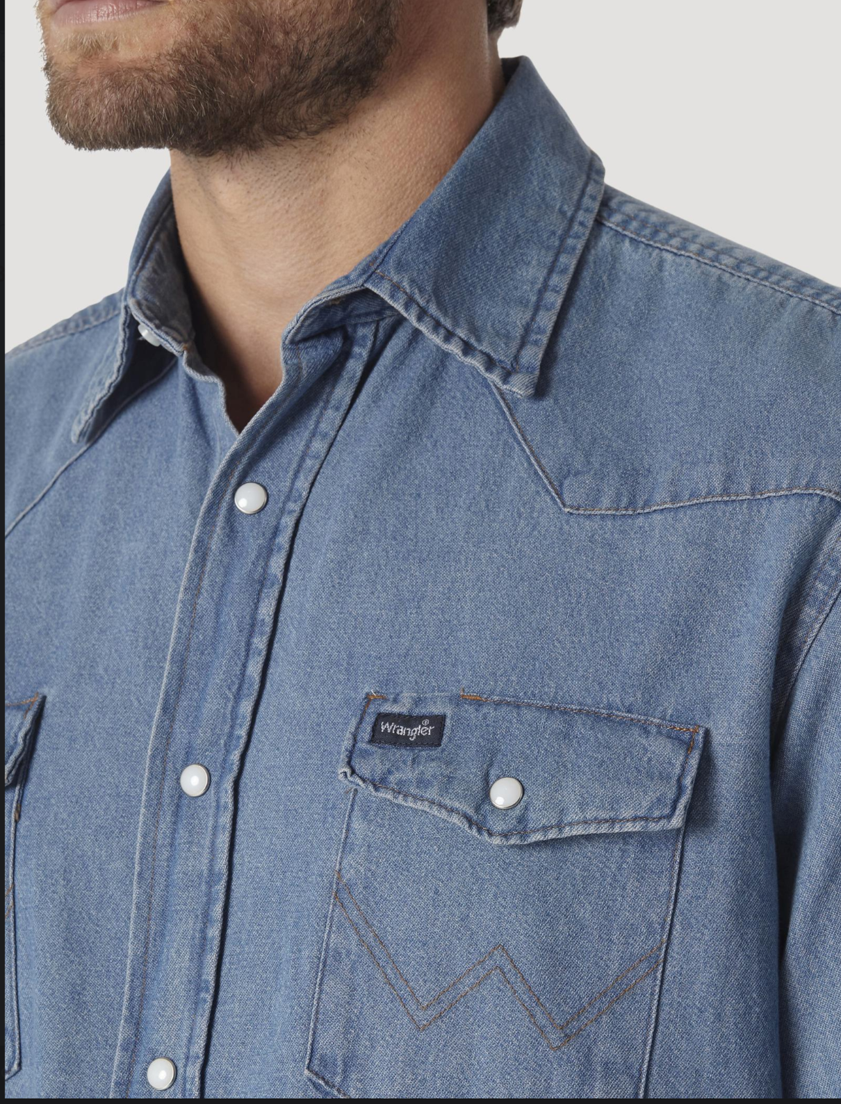 Men’s Authentic Cowboy Cut® Work Shirt-Indigo