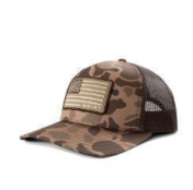 Ariat® Youth Boys Cap Snap Back Camo Flag Brown