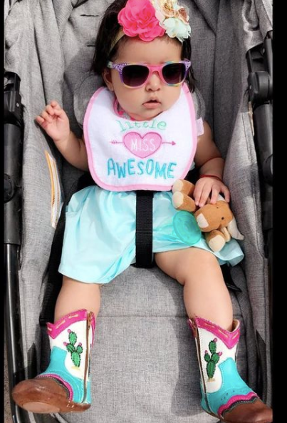 "Pecos" Cactus Baby Boots