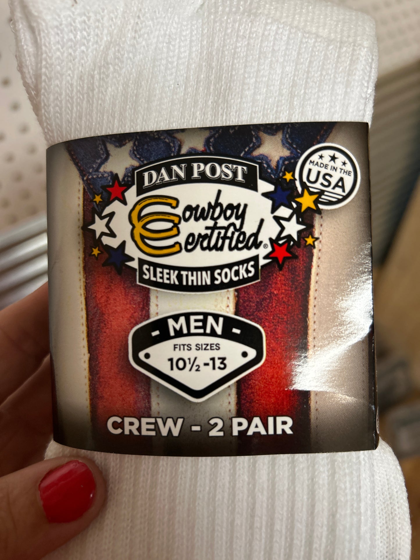 Dan Post Cowboy Certified Sleek Thin Socks