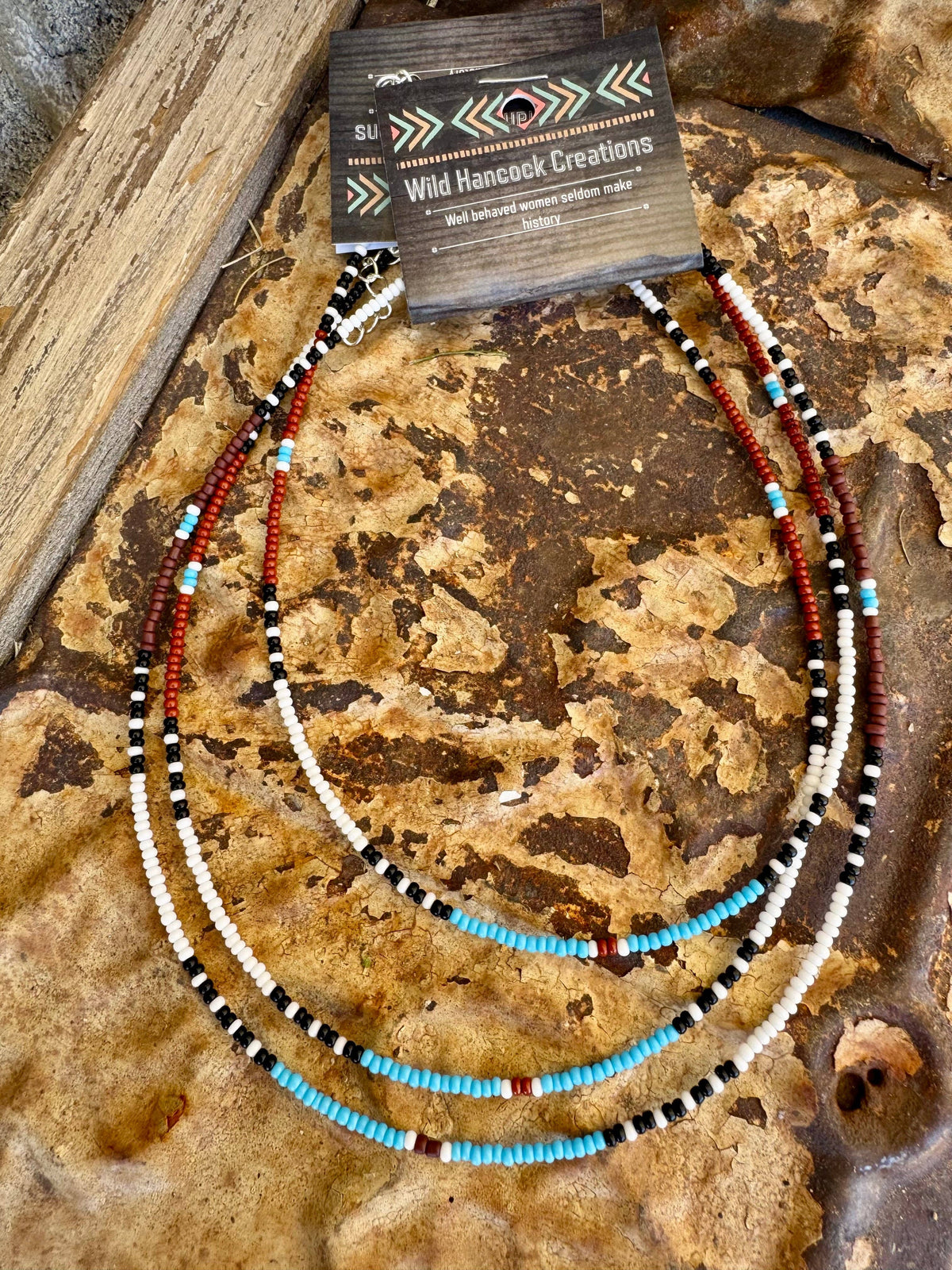 Santa Fe Western Choker Seed Bead Jewelry