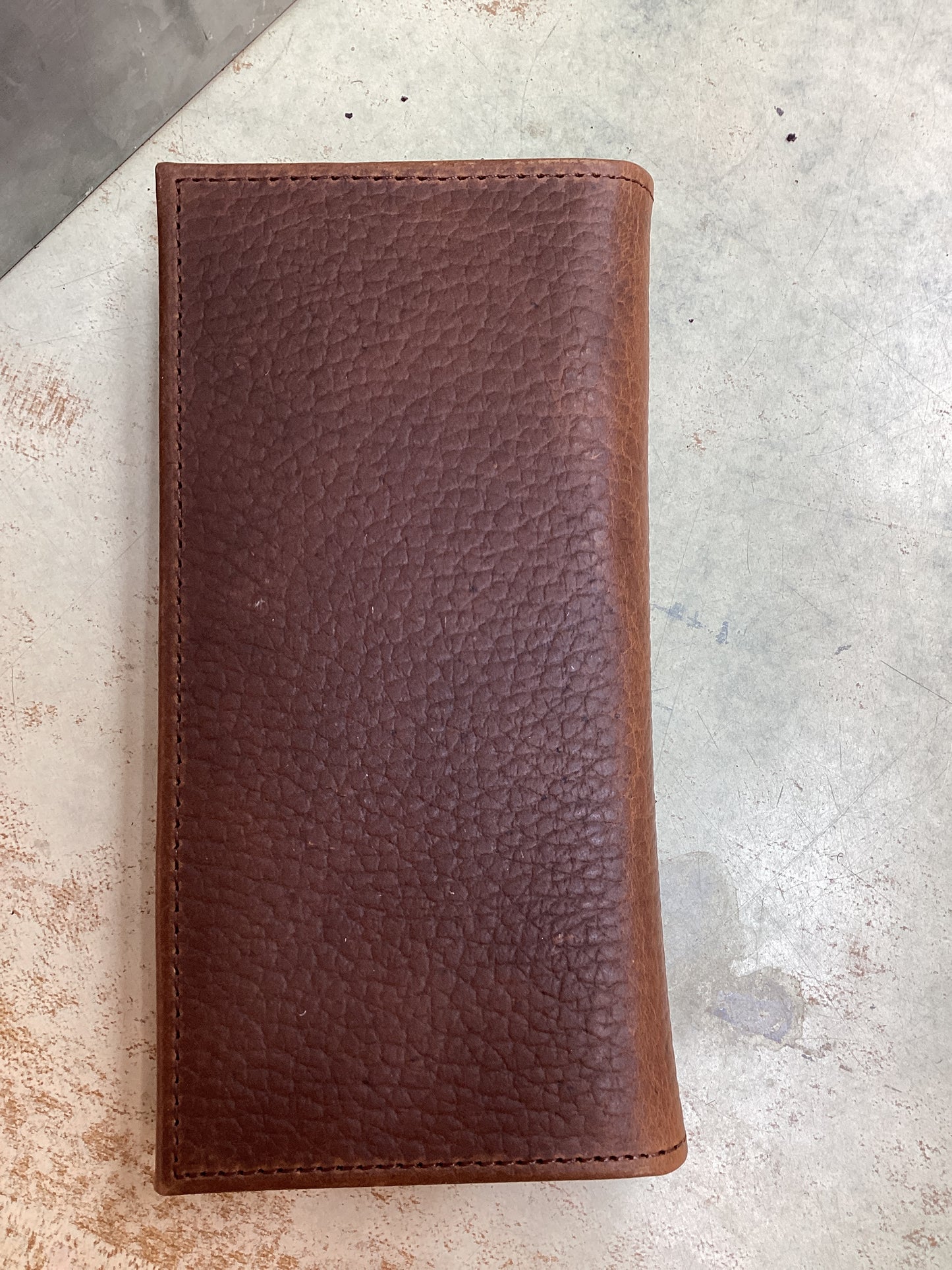 Twisted X Leather Rodeo Wallet Brown Pebbled Leather