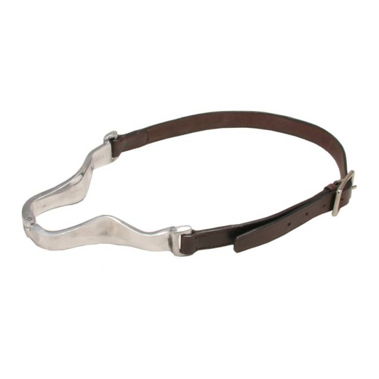 Tough 1 Leather Cribbing Collar with Aluminum Hinge
