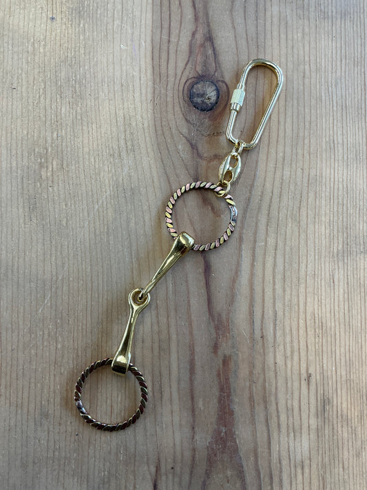 Snaffle Bit Keychain