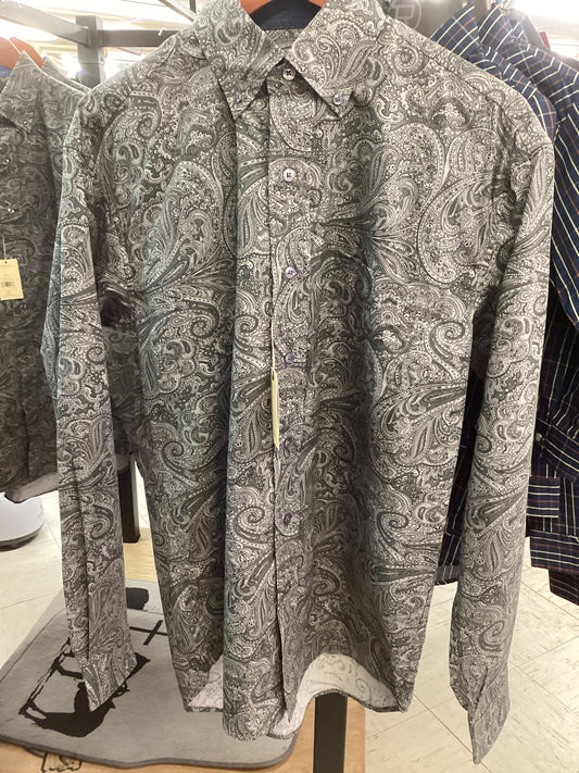 Smoke Paisley Shirt by Stetson