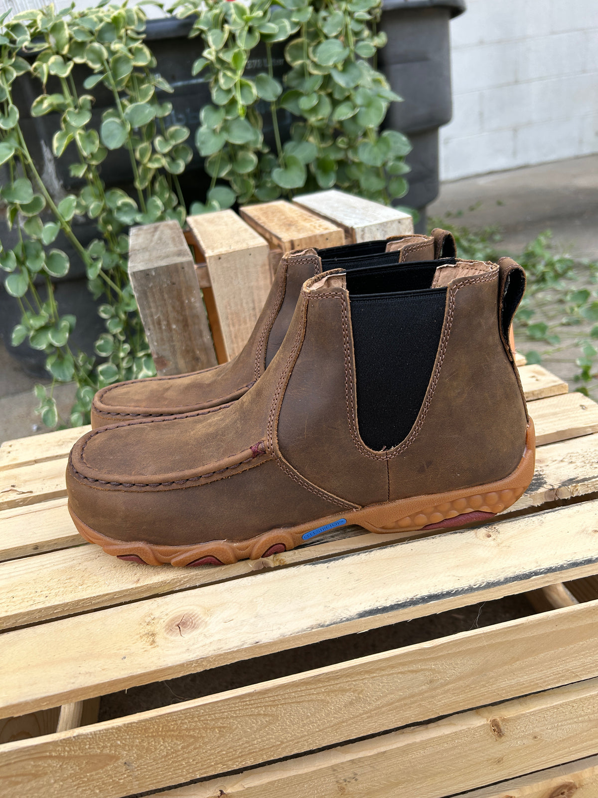 Women's 4" Work Chelsea Driving Moc- Nano Toe by Twisted X