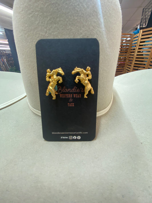 Clear The Fences Earring