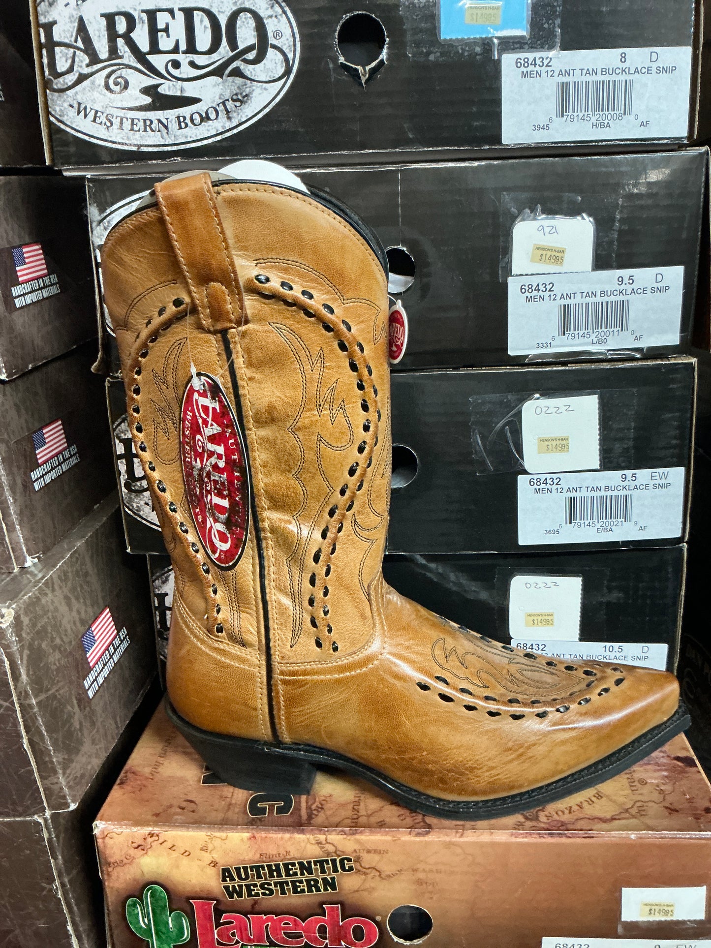Laredo 68432 Antique Tan Bucklace