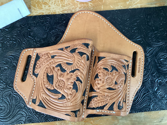 Ranger Belt Company Gun Holster with Magazine Holder