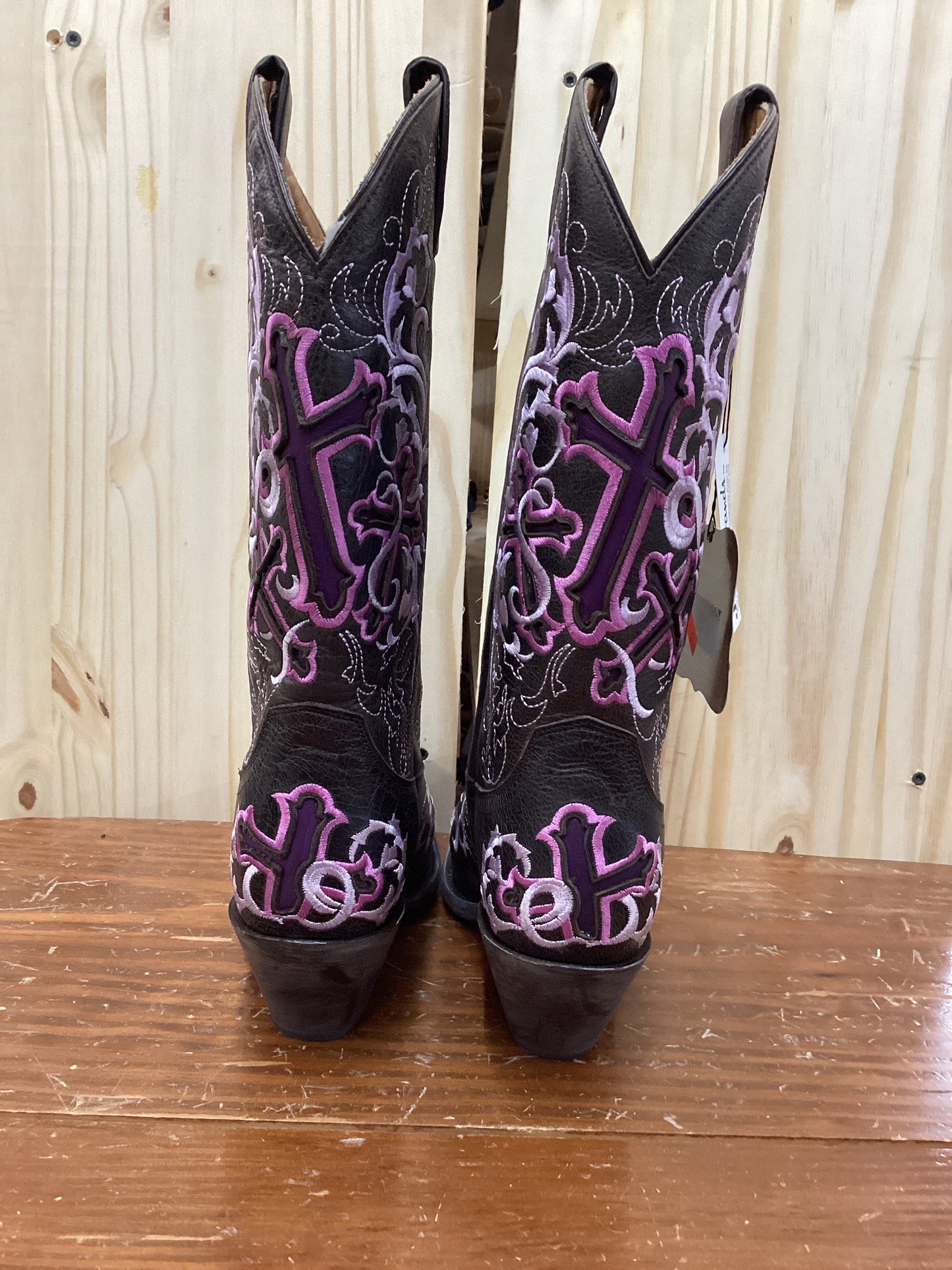 Justin Women’s Sepia Calf Snip Toe